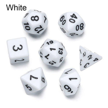 Solid Colour DnD Dice Set