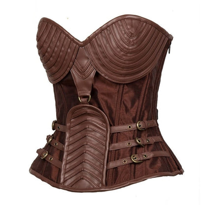 Steampunk Medieval Women's Armour Costume Corset