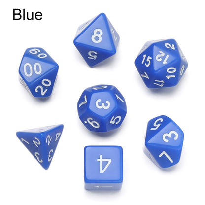 Solid Colour DnD Dice Set